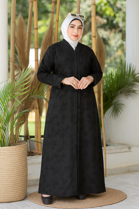 Abaya Elegancia – Sobriété noble & allure intemporelle