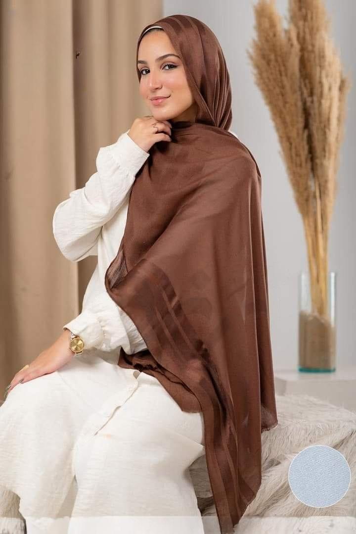 Voile Pashmina Éclat – Finition Satinée Élégante