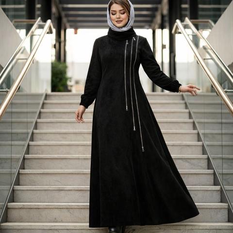 Robe Lama en daim synthétique haut de gamme – Élégance moderne & toucher velouté