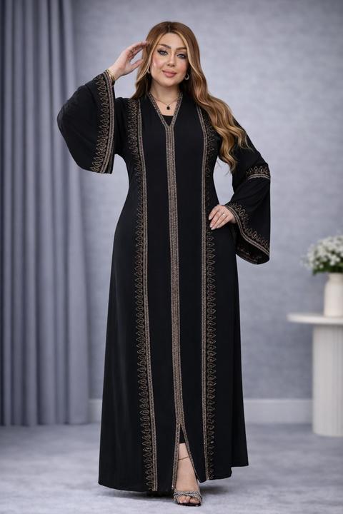 Abaya Sultana 100% Soie + Voile Chiffon de Soie